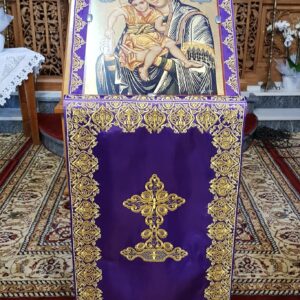 Λειτουργικά άμφια, Καλύμματα προσκυνηταρίων, εκκλησιαστικά κεντήματα, holy icon stand’s covers, Church embroideries, church supplies